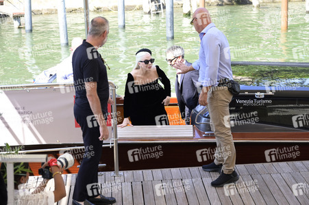 Ankunft von Todd Phillips, Lady Gaga und Joaquin Phoenix am Palazzo del Cinema, Internationale Filmfestspiele von Venedig 2024