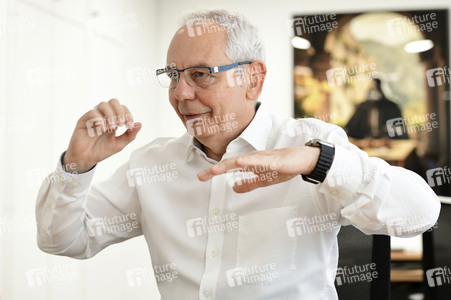 Fototermin mit Michael Vassiliadis in Hannover