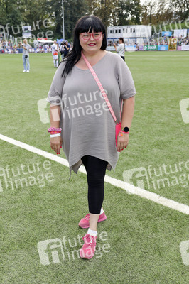 Benefiz-Fußballspiel 'Kicken mit Herz' 2024 in Hamburg