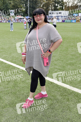 Benefiz-Fußballspiel 'Kicken mit Herz' 2024 in Hamburg