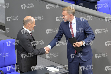 Feierstunde zum 75. Jahrestag der Konstituierung des ersten Deutschen Bundestages in Berlin