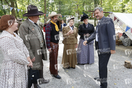 Markus Söder besucht den Cowboy-Club München