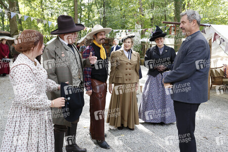 Markus Söder besucht den Cowboy-Club München