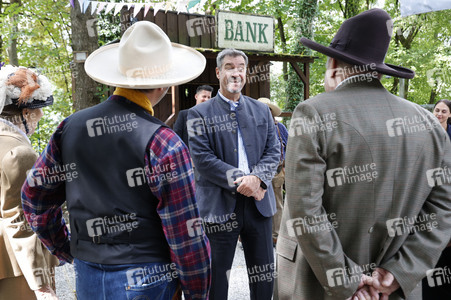 Markus Söder besucht den Cowboy-Club München