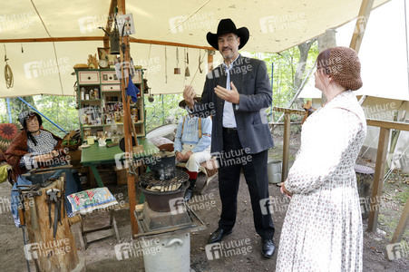 Markus Söder besucht den Cowboy-Club München