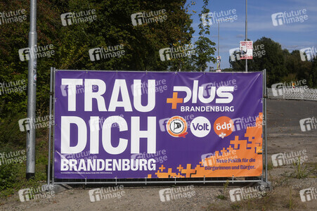 Wahlplakate in Bernau bei Berlin