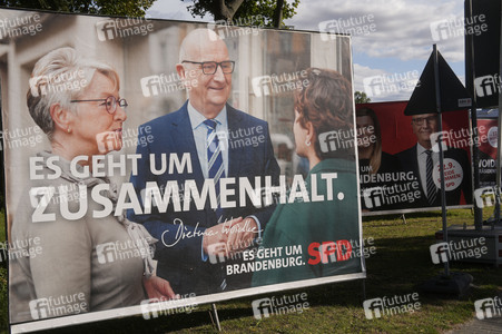 Wahlplakate in Bernau bei Berlin