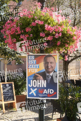 Wahlplakate in Bernau bei Berlin