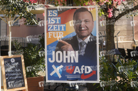 Wahlplakate in Bernau bei Berlin