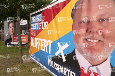 Wahlplakate in Brandenburg