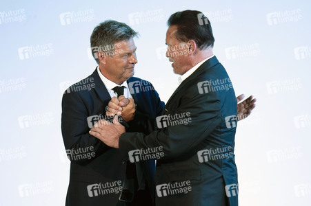 Arnold Schwarzenegger erhält Ehrendoktorwürde in Berlin