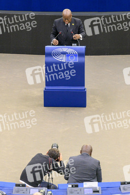 Nana Akufo-Addo spricht vor dem EU-Parlament in Straßburg