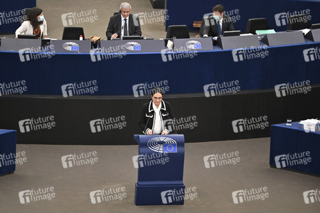 Plenartagung im Europäischen Parlament in Straßburg