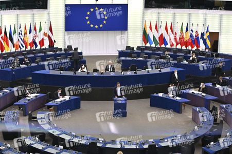 Plenartagung im Europäischen Parlament in Straßburg