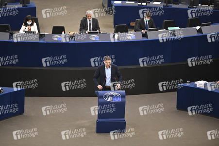 Plenartagung im Europäischen Parlament in Straßburg