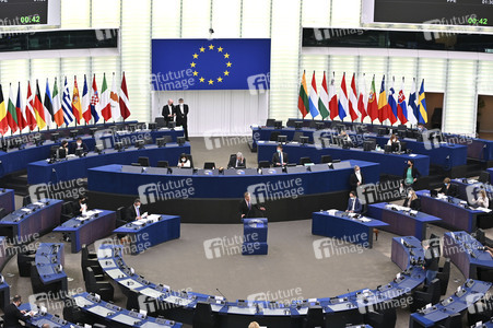 Plenartagung im Europäischen Parlament in Straßburg