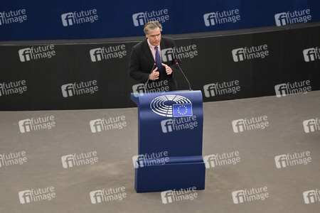 Plenartagung im Europäischen Parlament in Straßburg