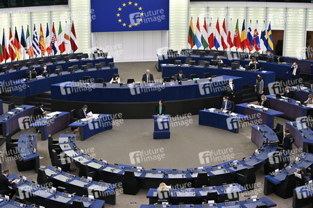 Plenartagung im Europäischen Parlament in Straßburg
