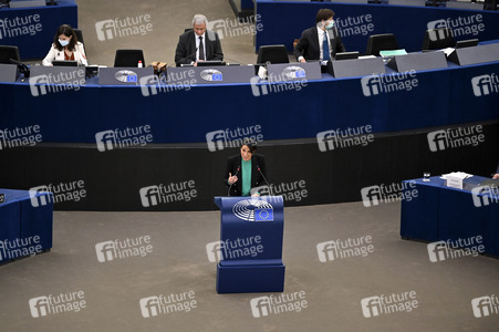 Plenartagung im Europäischen Parlament in Straßburg