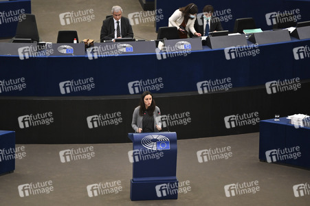 Plenartagung im Europäischen Parlament in Straßburg