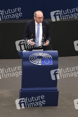 Plenartagung im Europäischen Parlament in Straßburg