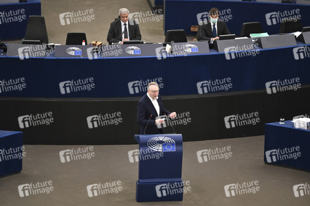 Plenartagung im Europäischen Parlament in Straßburg