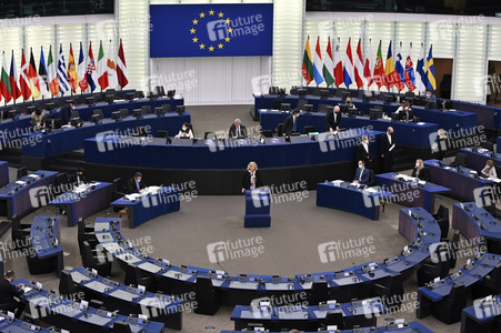 Plenartagung im Europäischen Parlament in Straßburg