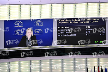 Plenartagung im Europäischen Parlament in Straßburg