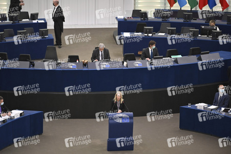 Plenartagung im Europäischen Parlament in Straßburg