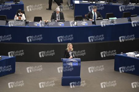 Plenartagung im Europäischen Parlament in Straßburg
