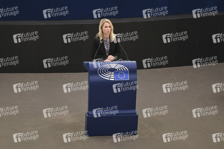 Plenartagung im Europäischen Parlament in Straßburg