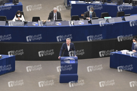Plenartagung im Europäischen Parlament in Straßburg