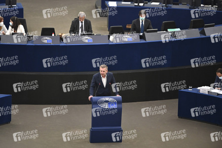Plenartagung im Europäischen Parlament in Straßburg