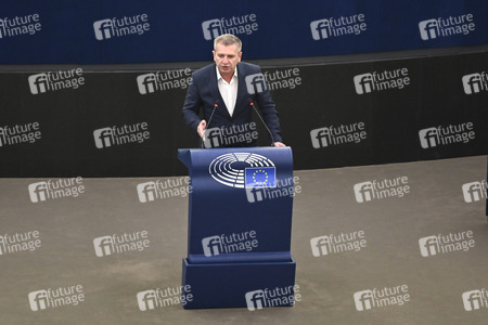Plenartagung im Europäischen Parlament in Straßburg
