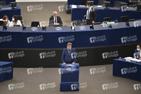 Plenartagung im Europäischen Parlament in Straßburg