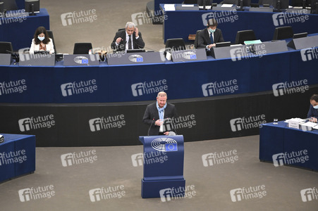 Plenartagung im Europäischen Parlament in Straßburg