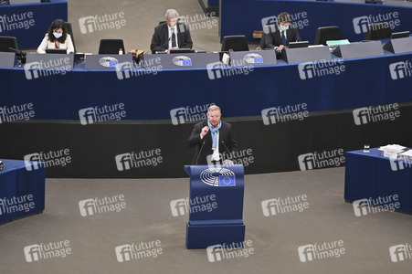 Plenartagung im Europäischen Parlament in Straßburg