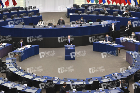 Plenartagung im Europäischen Parlament in Straßburg