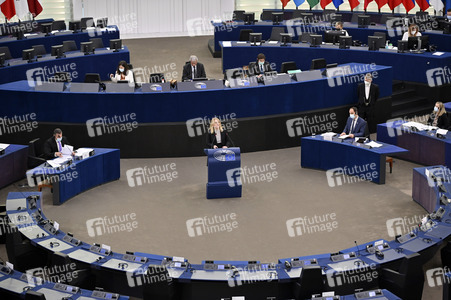 Plenartagung im Europäischen Parlament in Straßburg