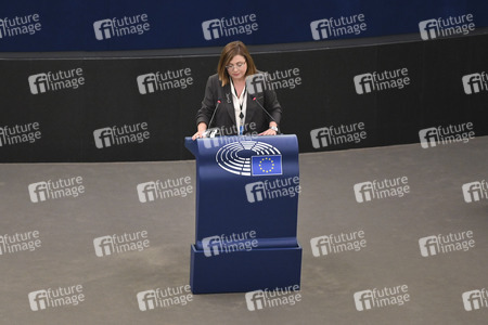 Plenartagung im Europäischen Parlament in Straßburg