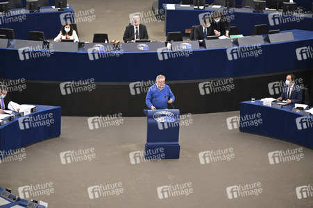 Plenartagung im Europäischen Parlament in Straßburg