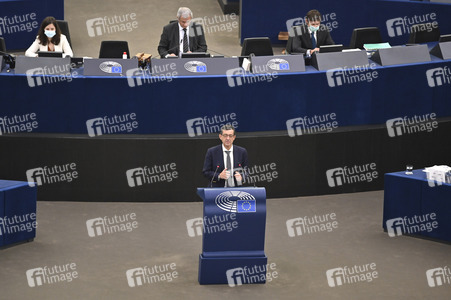 Plenartagung im Europäischen Parlament in Straßburg