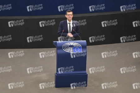 Plenartagung im Europäischen Parlament in Straßburg