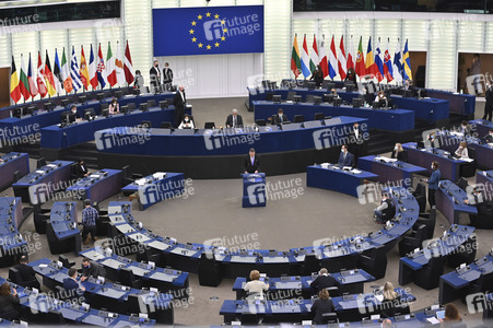 Plenartagung im Europäischen Parlament in Straßburg