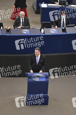 Plenartagung im Europäischen Parlament in Straßburg