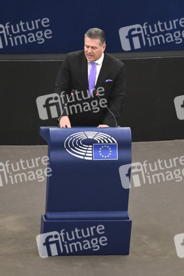 Plenartagung im Europäischen Parlament in Straßburg
