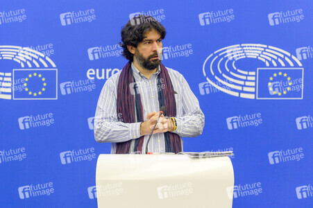 Pressekonferenz im Europäischen Parlament in Straßburg