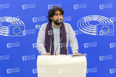 Pressekonferenz im Europäischen Parlament in Straßburg