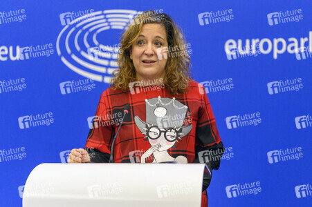 Pressekonferenz im Europäischen Parlament in Straßburg