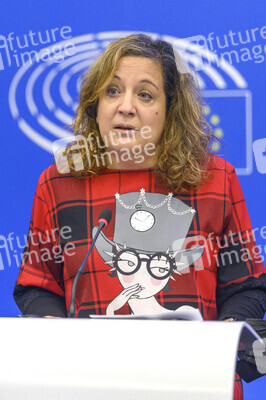 Pressekonferenz im Europäischen Parlament in Straßburg